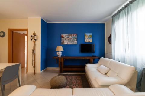 3 kamb. 82 kv.m. butas su vaizdu į jūrą, Lusignano, Ligūrija (Šiaurės Italija)